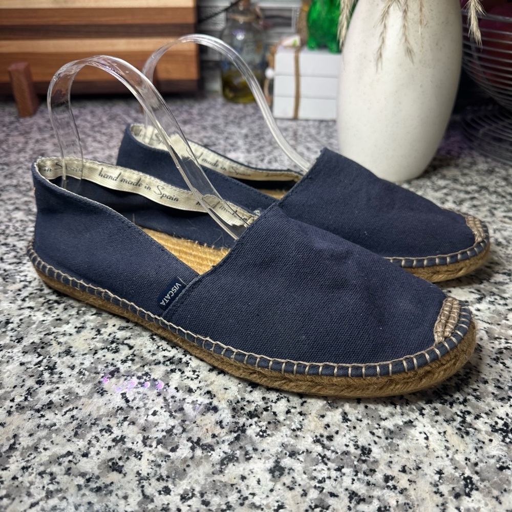 Viscata Barcelona | Sitges Canvas Men's Espadrilles Flats Size EU 44 US 11